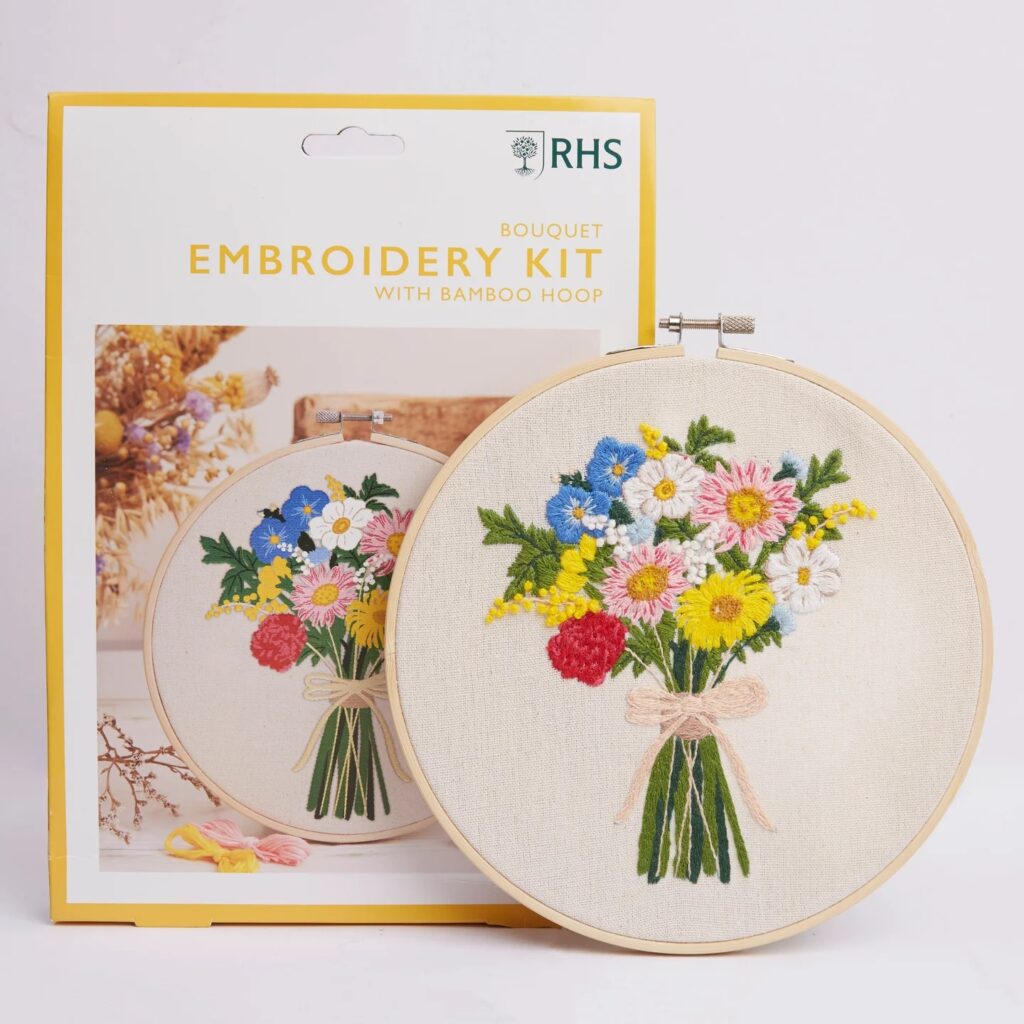 RHS Bouquet Embroidery Kit 5029568015795 2